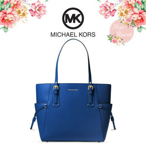 NWT Michael Kors Voyager East/West Tote Sapphire